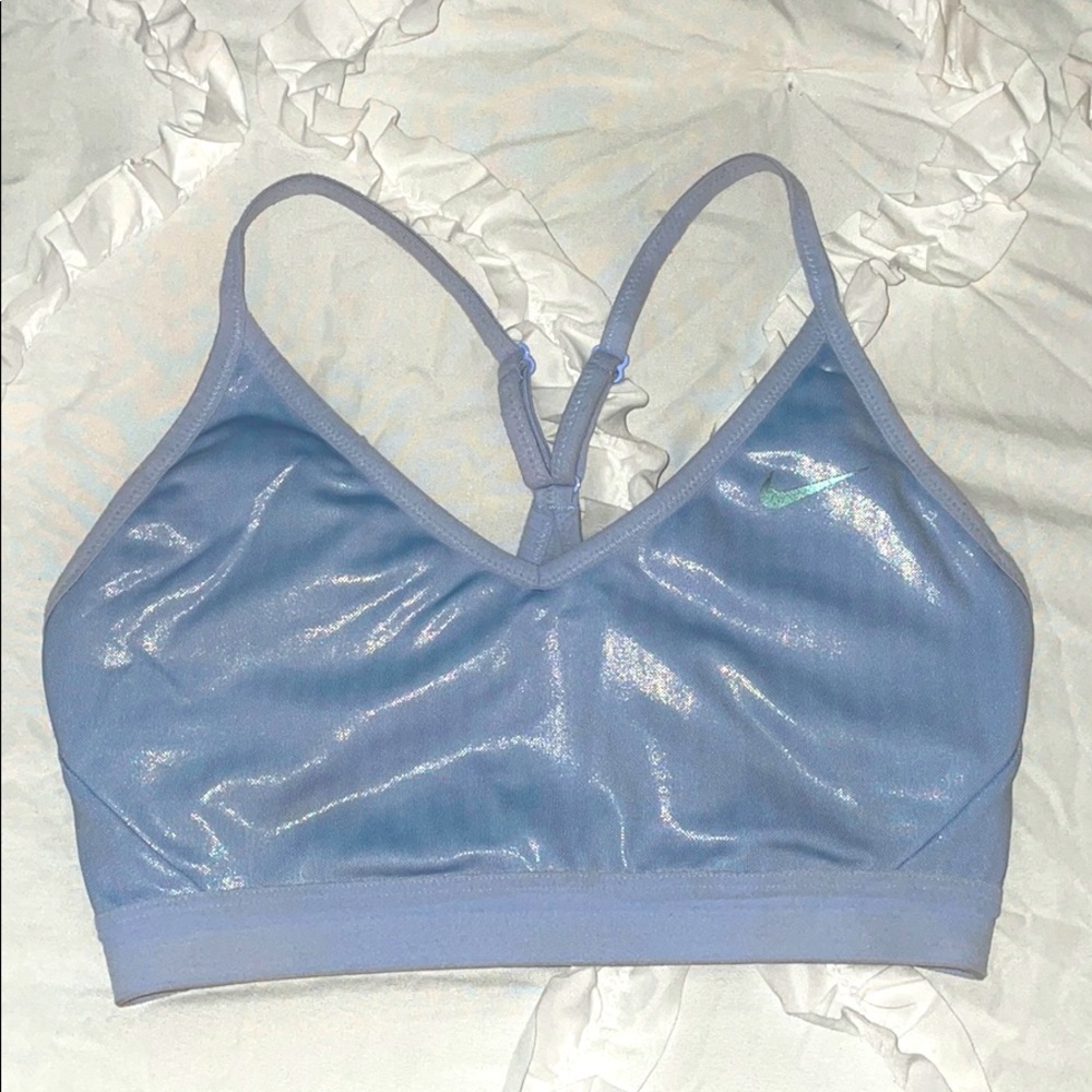 Sold out Nike sports bra, size M - igloo blue